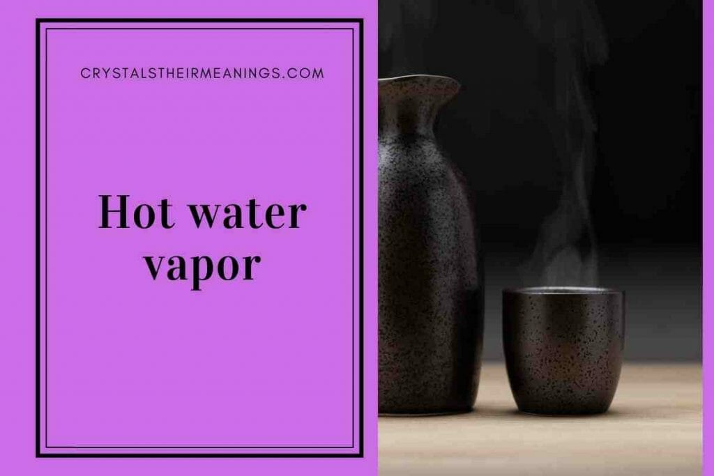 Hot water vapor